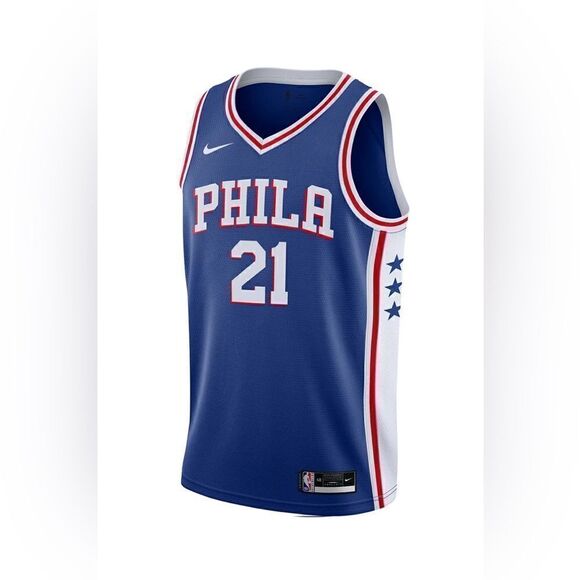 Nike Authentic Joel Embiid NBA Swingman Philadelphia 76ers Jersey - Picture 1 of 7